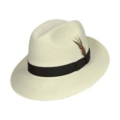 Bailey Hanson Shantung LiteStraw Fedora Hat