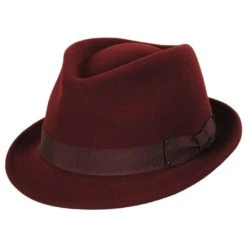 Bailey Wynn LiteFelt Wool Fedora Hat -Bailey Hat Shop size s 10