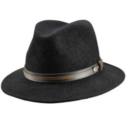 Bailey Brandt Lanolux Wool Felt Fedora Hat