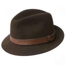 Bailey Perry Lanolux Wool Felt Fedora Hat -Bailey Hat Shop size s 7